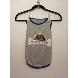 Dog ASPCA Pet Apparel Sleeveless T-Shirt "Good Dog Gone Rad" Size Large